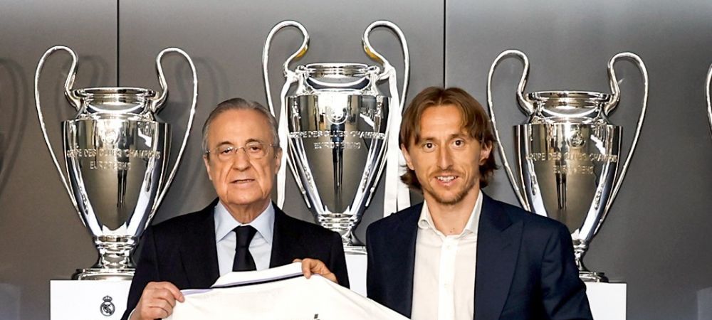 Luka Modric Balonul de Aur Liga Campionilor Real Madrid Santiago Bernabeu