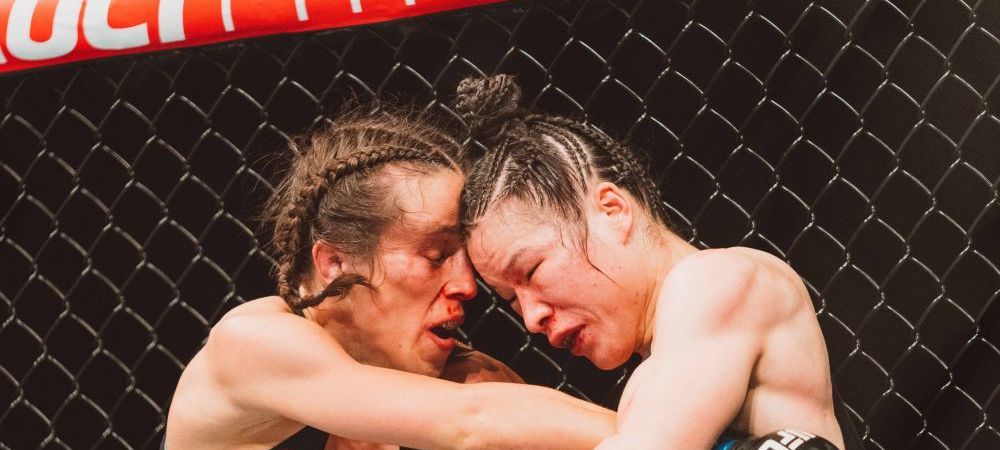 UFC 275 cel mai violent meci Joanna Jedrzejczyk MMA Zhang Weili