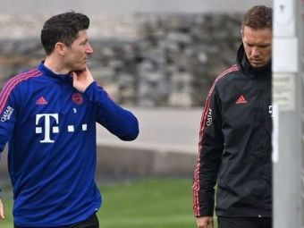 
	Lewandowski nu mai suportă situația de la Bayern Munchen! Atacantul l-ar fi sfidat pe Nagelsmann la antrenament&nbsp;
