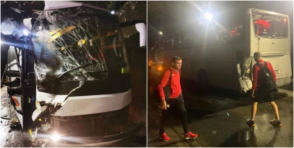 Accident auto grav în care a fost implicată naționala Bulgariei! Două autocare s-au ciocnit la Tbilisi! Un jucător a fost dus la spital _2