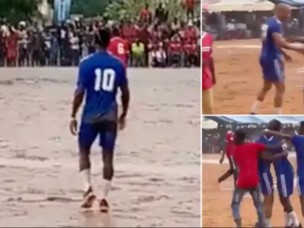 
	Sadio Mane nu a uitat de unde a plecat! Imagini impresionante cu starul senegalez din timpul unui meci jucat în satul natal
