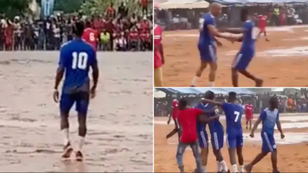 
	Sadio Mane nu a uitat de unde a plecat! Imagini impresionante cu starul senegalez din timpul unui meci jucat în satul natal
