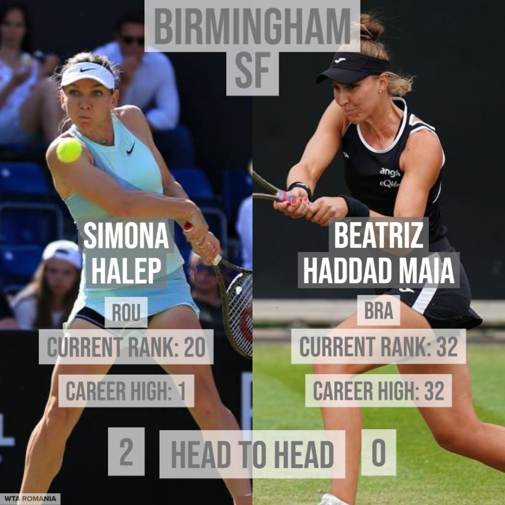 Semifinalele de la Birmingham, amânate de ploaie: Simona Halep și Sorana Cîrstea ar putea juca câte 2 meciuri duminică_24