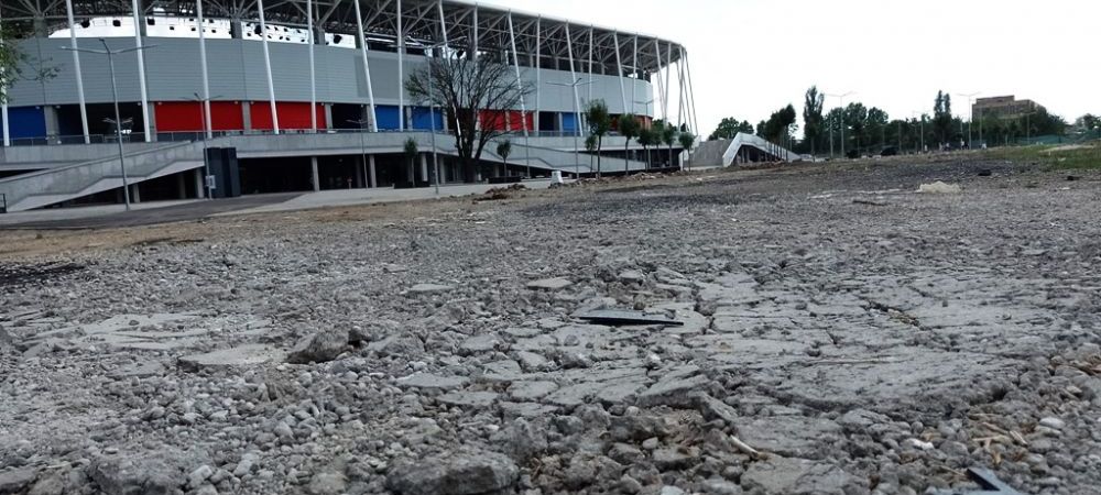 Stadion Steaua Ghencea lucrari amenajare santier zona promenada