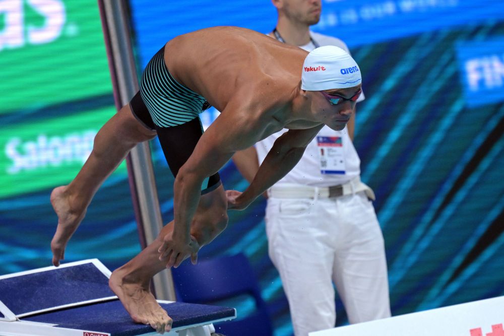 David Popovici, campion mondial! AUR la 100 m liber după ce a recuperat senzațional pe finalul cursei. La Budapesta, înotătorul de 17 ani a realizat "dubla"_7