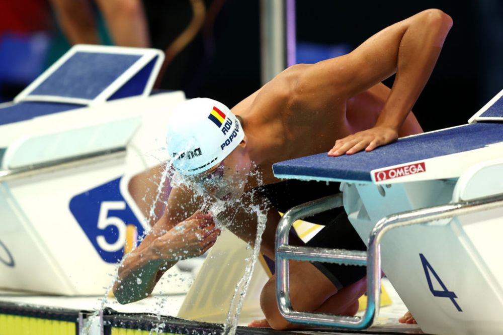 „Nu era loc de altă tactică!” Primul înotător român care a câștigat o medalie olimpică îl laudă pe David Popovici! Ce mai are de îmbunătățit campionul mondial _19