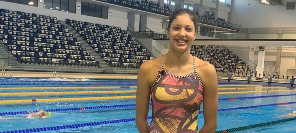 Rebecca Diaconescu Europenele de juniori Otopeni Rebecca Diaconescu - înot