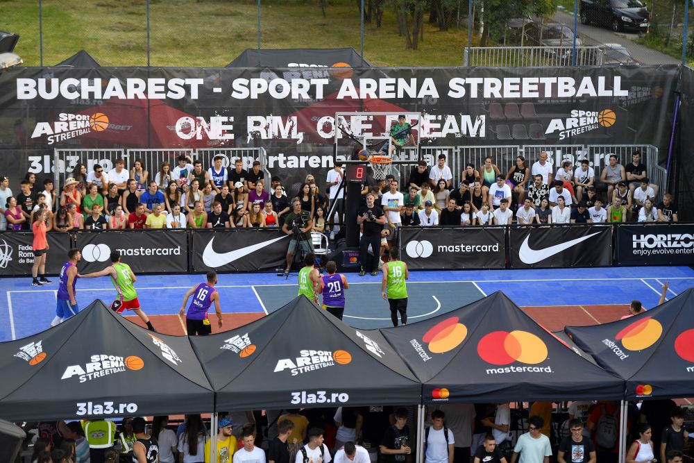 Speak a jucat baschet cu copiii la Sport Arena Streetball, în turneul-record cu 700 de participanți. CSU Pitești și Știința București, campioane la Open_1