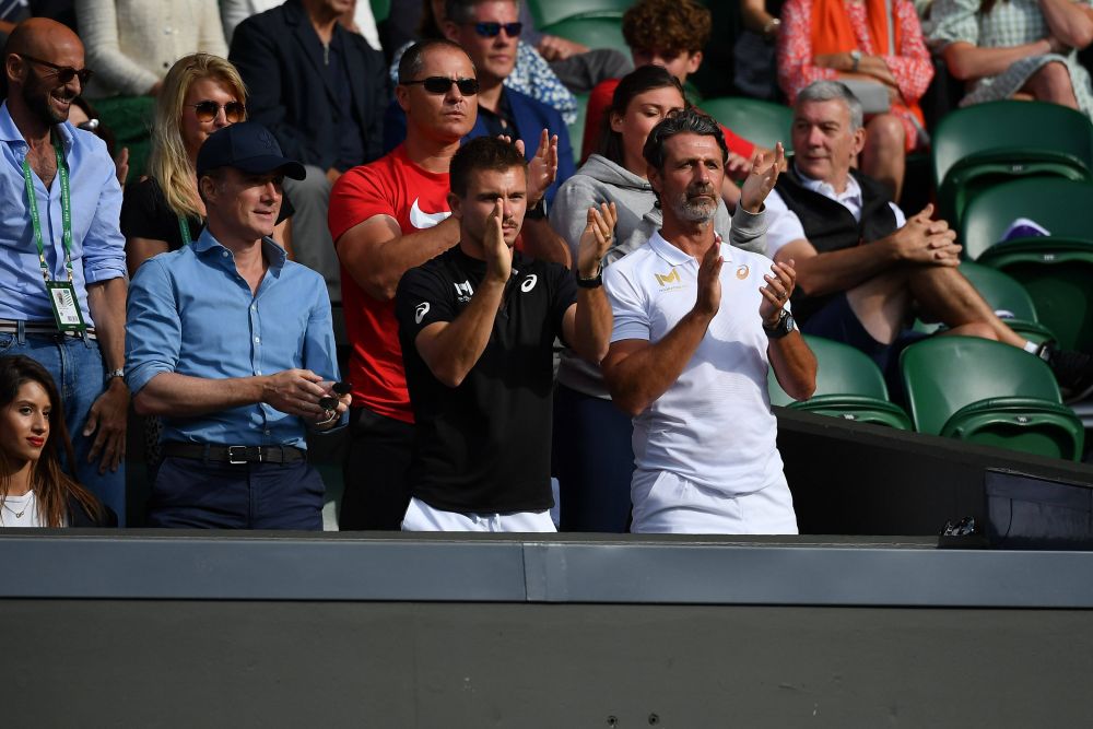 Reacția lui Patrick Mouratoglou după victoria entuziasmantă a Simonei Halep din optimile de finală de la Wimbledon 2022_12