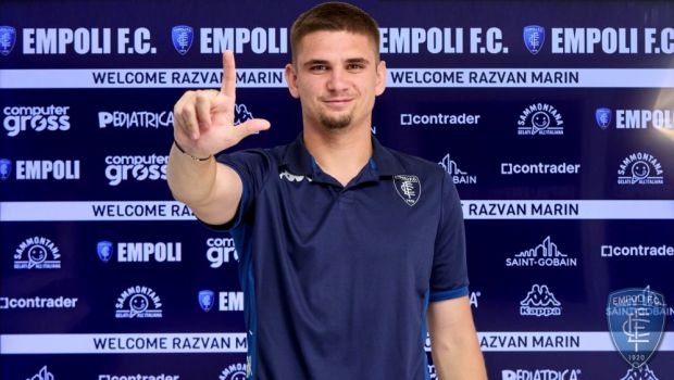 
	Răzvan Marin a fost prezentat la Empoli! Detaliile înțelegerii dintre Cagliari și noul club al mijlocașului român
