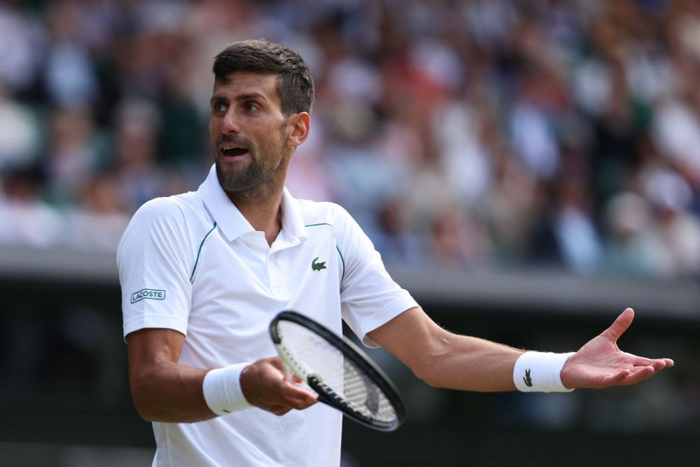 Faza anului la Wimbledon: Novak Djokovic „a zburat” pe teren! Celebrarea punctului câștigat, marcă înregistrată 'Nole'_2