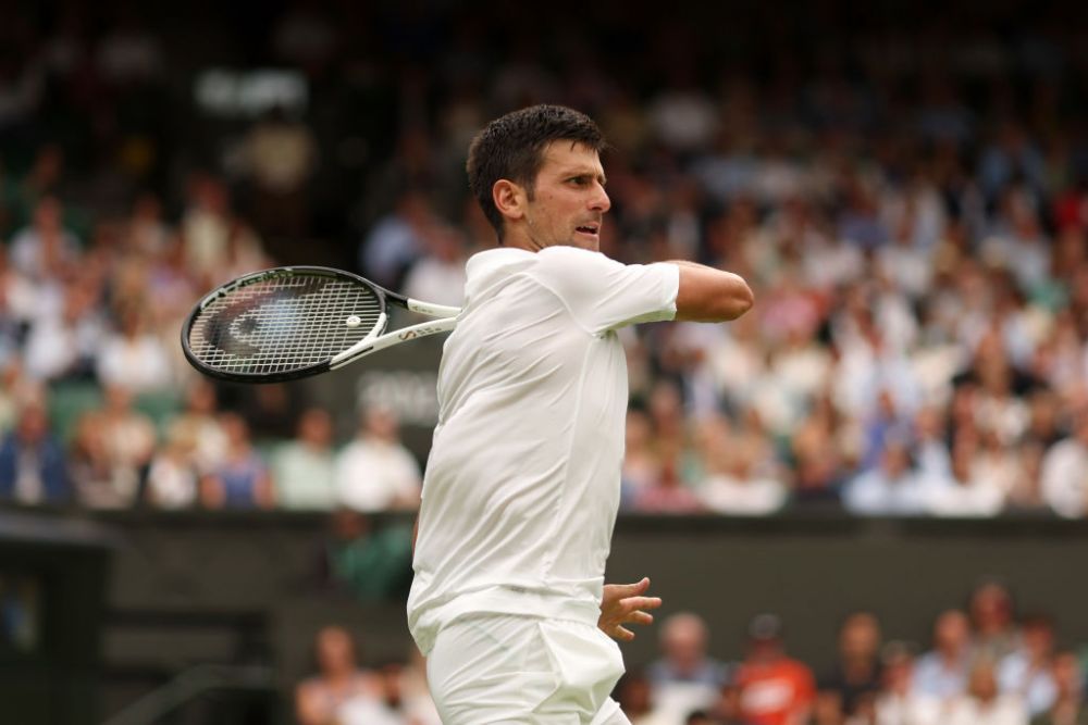 Faza anului la Wimbledon: Novak Djokovic „a zburat” pe teren! Celebrarea punctului câștigat, marcă înregistrată 'Nole'_11