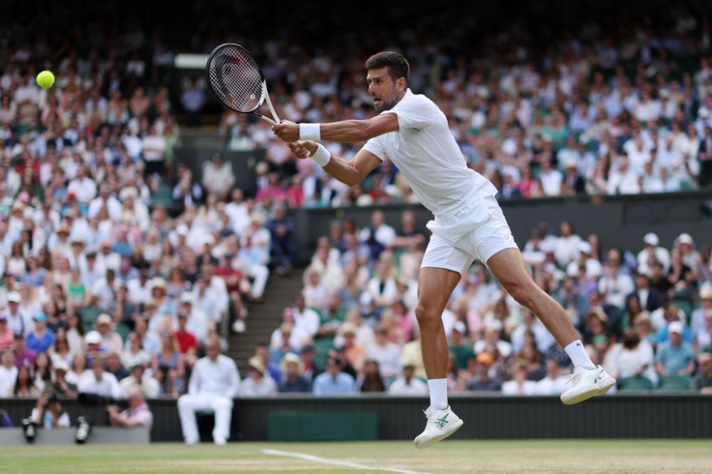 Faza anului la Wimbledon: Novak Djokovic „a zburat” pe teren! Celebrarea punctului câștigat, marcă înregistrată 'Nole'_12