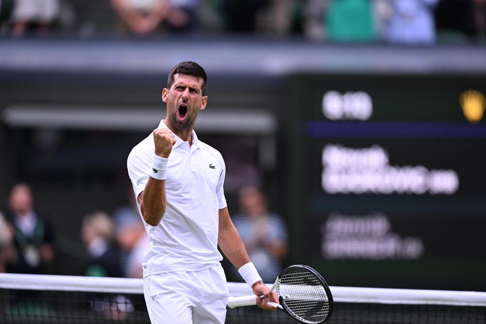 Faza anului la Wimbledon: Novak Djokovic „a zburat” pe teren! Celebrarea punctului câștigat, marcă înregistrată 'Nole'_15