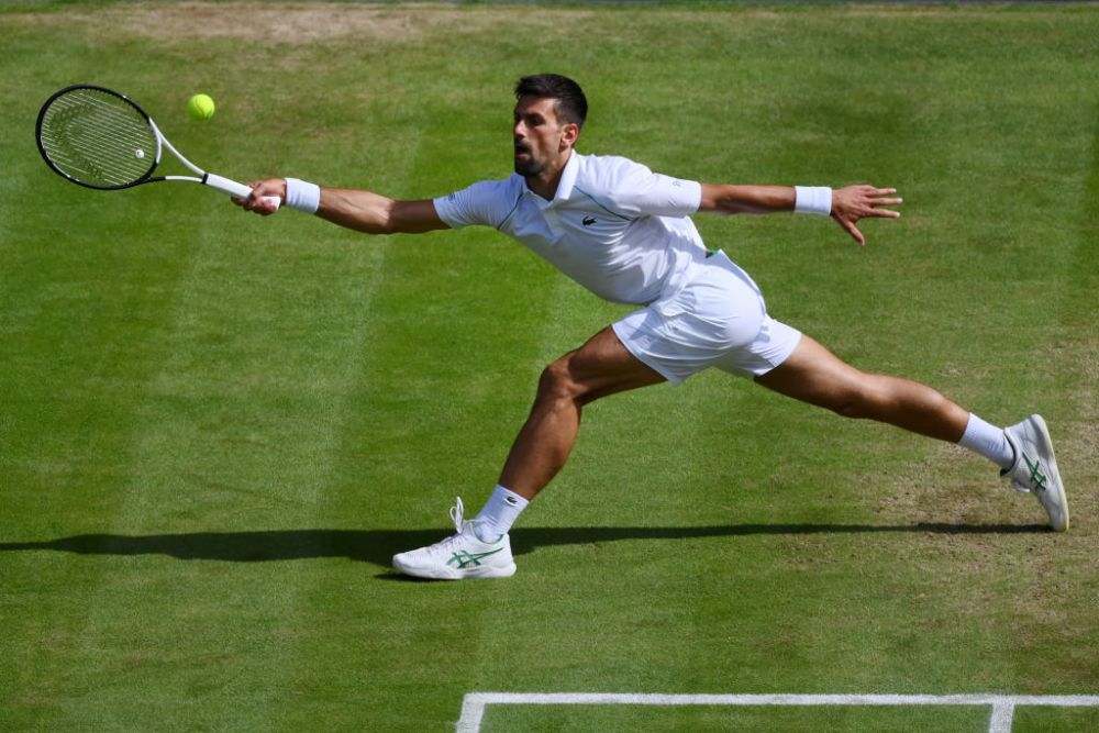 Faza anului la Wimbledon: Novak Djokovic „a zburat” pe teren! Celebrarea punctului câștigat, marcă înregistrată 'Nole'_8