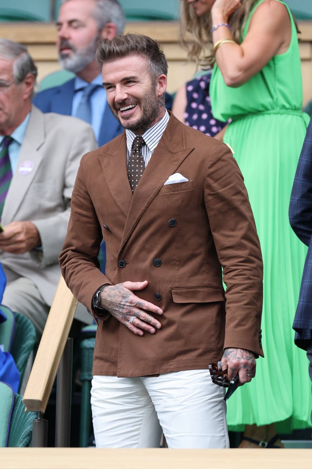 David Beckham, suporter de lux pe terenul central de la Wimbledon. Ce vedete au fost prezente la victoria răsunătoare a Simonei Halep_12