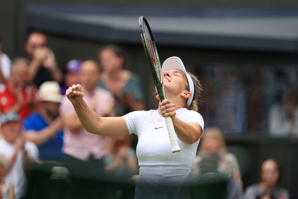 Simona Halep - Elena Rybakina 3-6, 3-6. Halep, eliminată în semifinala turneului de la Wimbledon. Rybakina - Jabeur, finala _2