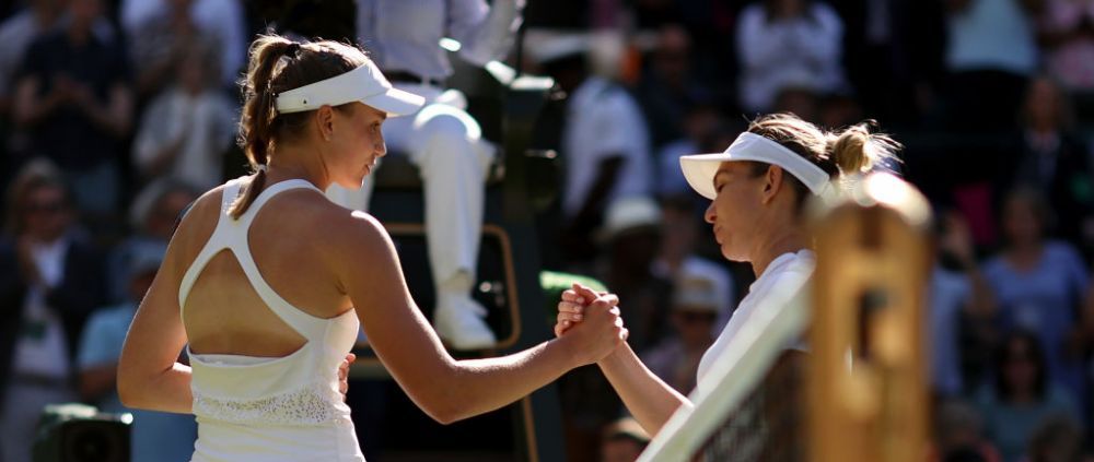 Simona Halep - Elena Rybakina 3-6, 3-6. Halep, eliminată în semifinala turneului de la Wimbledon. Rybakina - Jabeur, finala _20