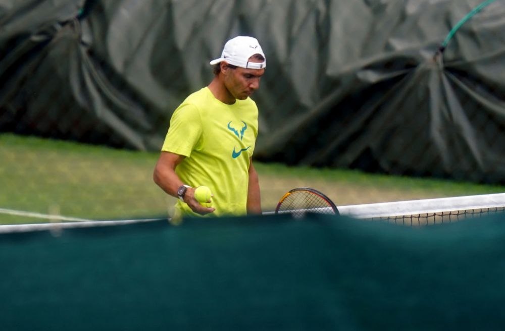 Nadal, gata să dea totul pentru finala de la Wimbledon! S-a antrenat înaintea confruntării cu Kyrgios, deși are o ruptură de 7 mm_4