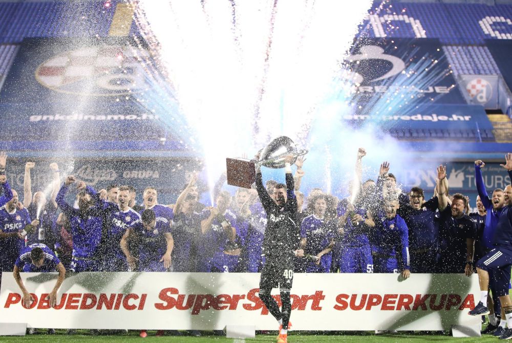 Trofeu uriaș! Imagini fabuloase de la Supercupa Croației, disputată între marile rivale Dinamo Zagreb și Hajduk Split_4