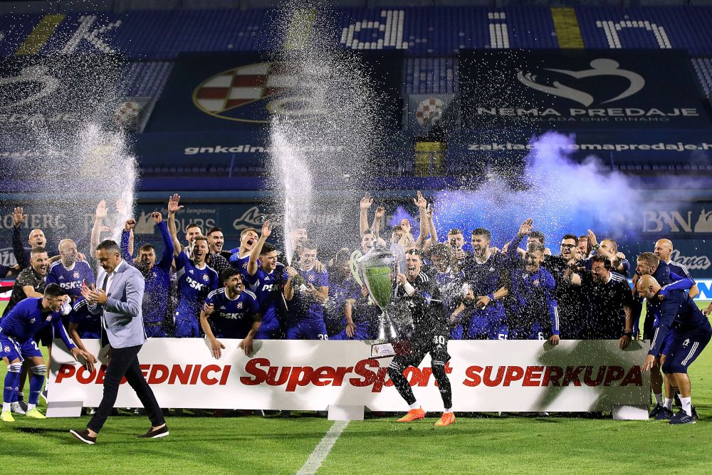 Trofeu uriaș! Imagini fabuloase de la Supercupa Croației, disputată între marile rivale Dinamo Zagreb și Hajduk Split_8