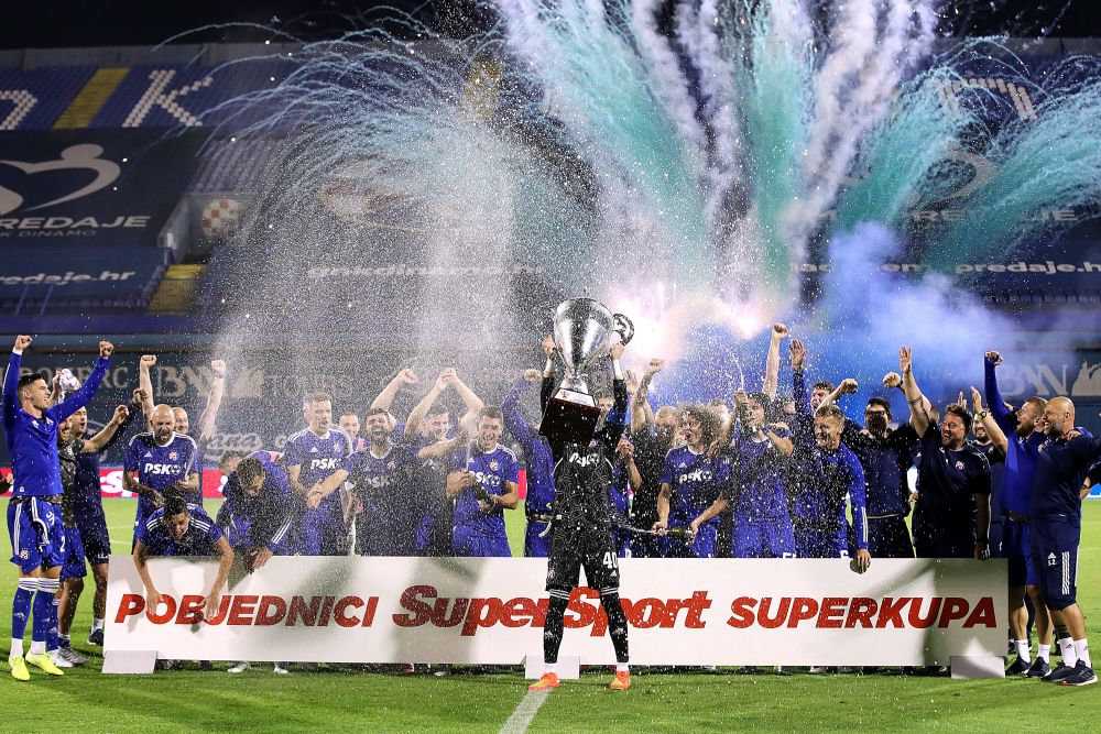 Trofeu uriaș! Imagini fabuloase de la Supercupa Croației, disputată între marile rivale Dinamo Zagreb și Hajduk Split_10