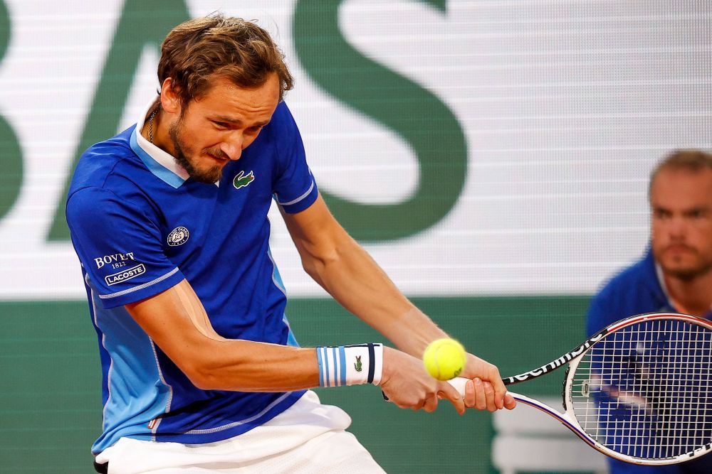 Ce a făcut Daniil Medvedev, număr 1 ATP și interzis la Wimbledon, în timpul finalei dintre Djokovic și Kyrgios _21