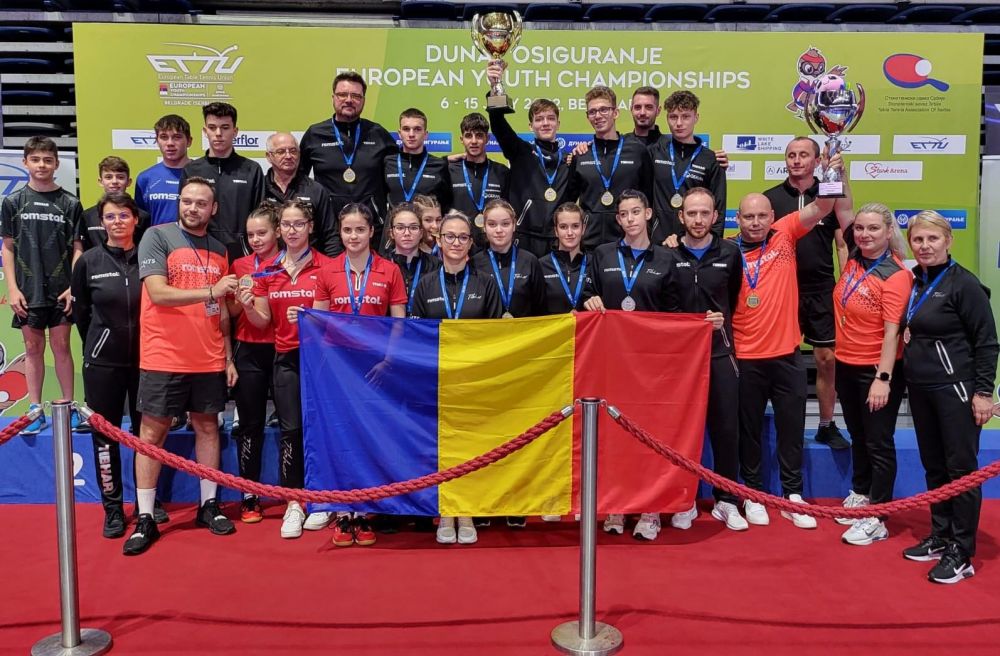 Avalanșă de medalii pentru tenisul de masă românesc la Europenele de juniori de la Belgrad_2