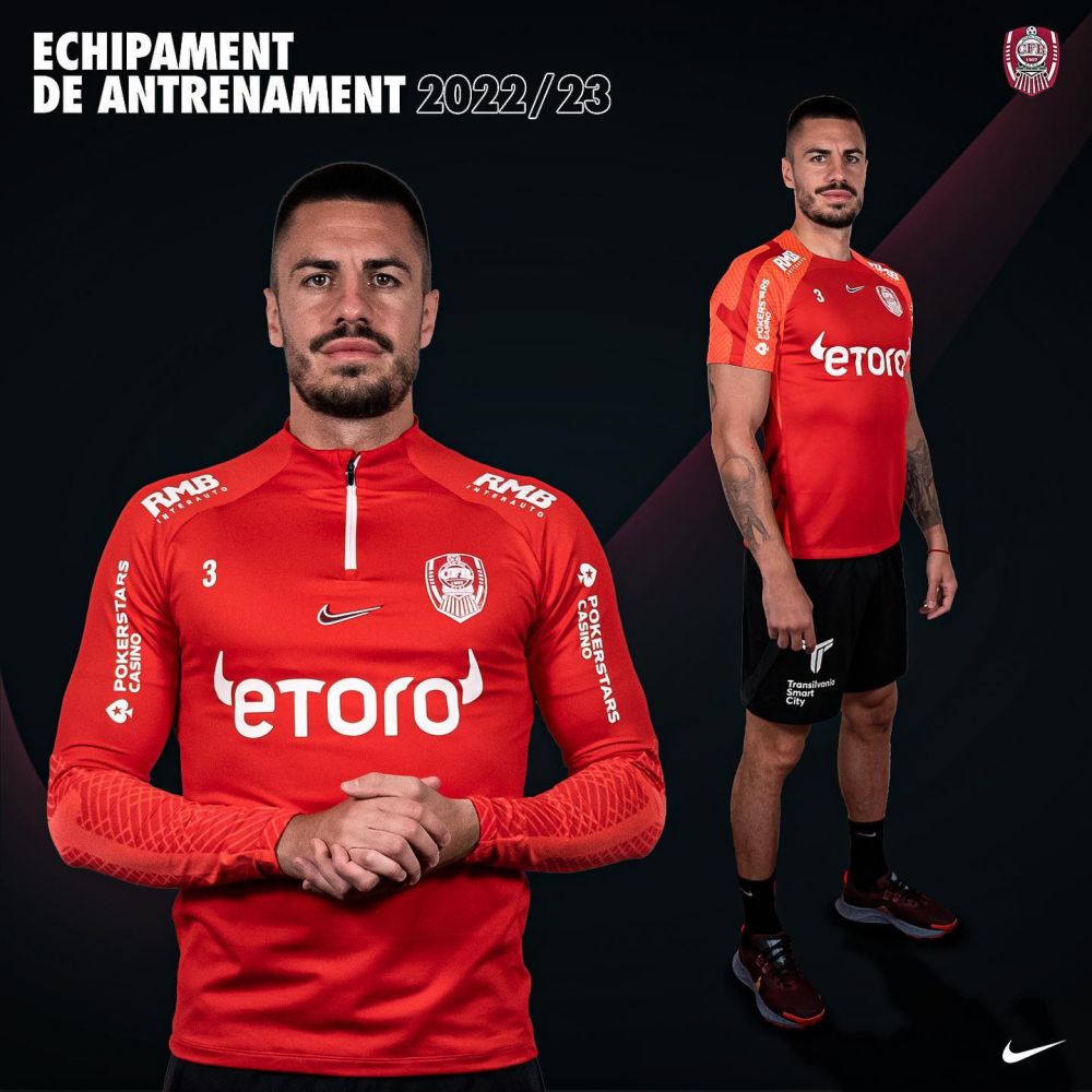 Noile echipamente pe care CFR Cluj le va îmbrăca în sezonul 2022/23_4