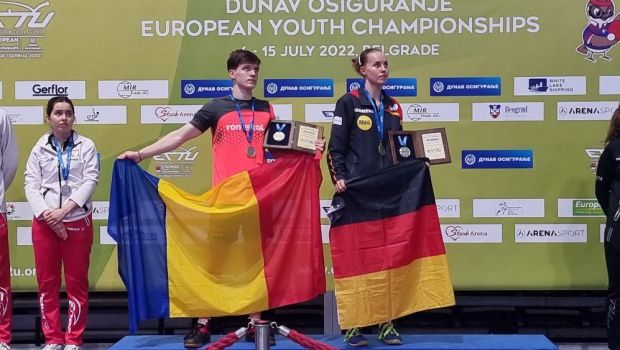Avem aur european nu doar la înot, ci și la tenis de masă! Performanța, obținută de Iulian Chiriță la CE de la Belgrad