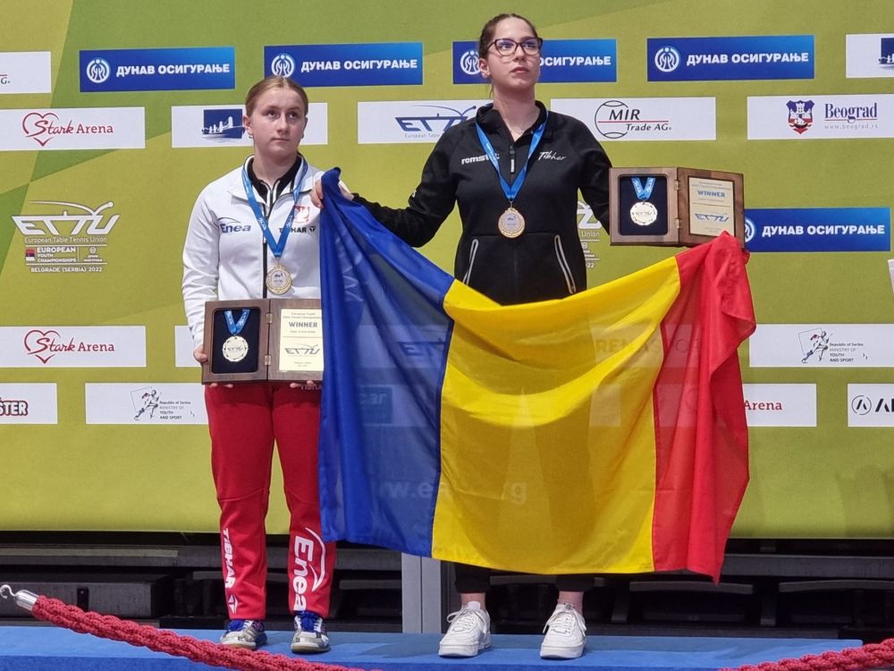 Avem viitor în tenisul de masă! România a cucerit zece medalii la Europenele de cadeți și juniori_3