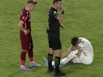 
	Ce ghinion pentru Rapid! Trei accidentări în doar 36 de minute contra lui CFR Cluj
