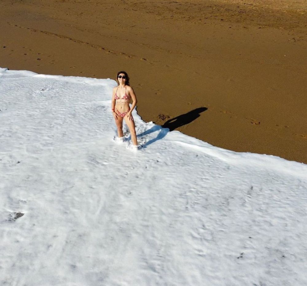 Diana Bulimar, imagini topless de la plajă! Fosta gimnastă a renunțat la inhibiții: imagini incendiare_38