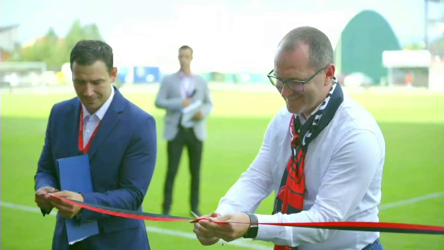 Steagul și imnul Ținutului Secuiesc, la inaugurarea stadionului din Miercurea Ciuc. Viktor Orban și Eduard Novak au fost prezenți_6