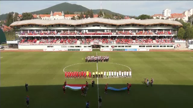 Steagul și imnul Ținutului Secuiesc, la inaugurarea stadionului din Miercurea Ciuc. Viktor Orban și Eduard Novak au fost prezenți_7