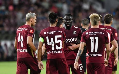 FC Hermannstadt a pierdut în fața campioanei CFR Cluj, scor 1-3