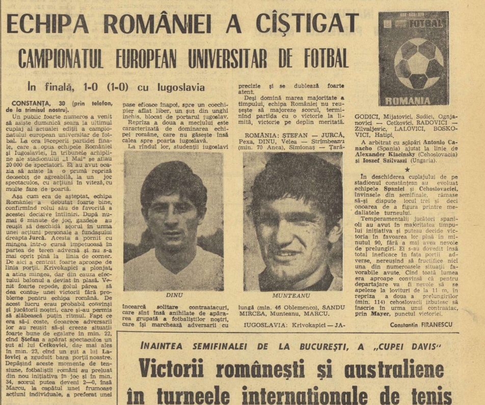 Cornel Jurcă a făcut-o pe România campioană europeană la fotbal acum fix 50 de ani! Golul cu exteriorul și cine era prietenul cel mai bun al lui Cornel Dinu_6