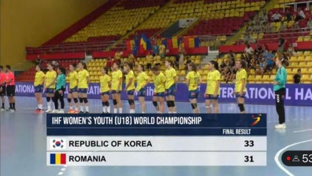 Campionatul Mondial de handbal feminin Under-18: prima înfrângere pentru România, în grupa principală