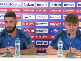 
	Boboc și Radaslavescu nu se tem de presiunea de la FCSB: &bdquo;Este cea mai mare echipă din România!&rdquo; / &bdquo;Venim de la domnul Hagi!&rdquo;&nbsp;
