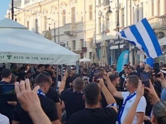 
	Se pregătesc intensiv de derby! Suporterii lui FC U Craiova cântă și se distrează în Centrul Vechi înainte de partida &quot;de foc&quot; cu rivala din Bănie

