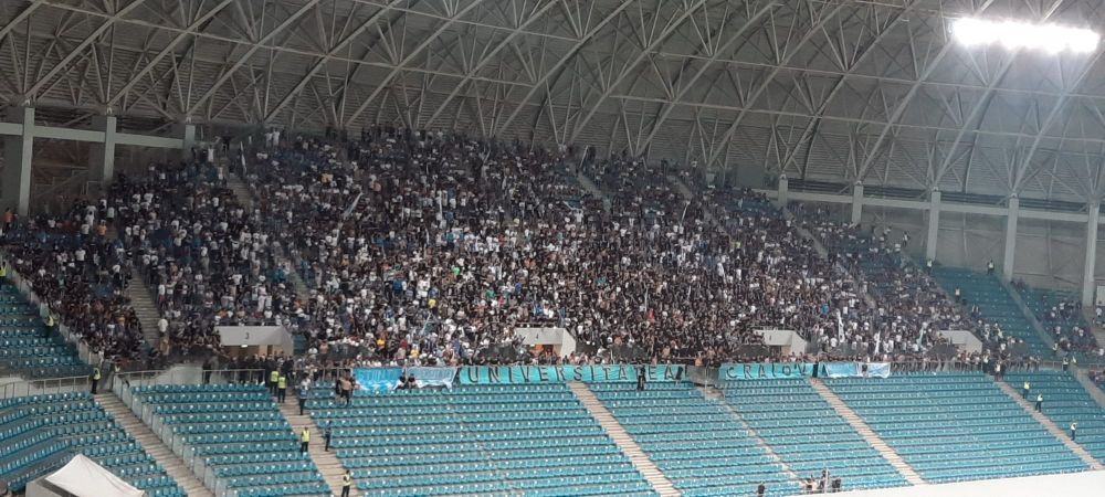 Câți suporteri asistă la derby-ul FC U Craiova - Universitatea Craiova. Atmosferă încinsă în Bănie_1