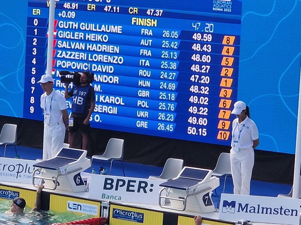 David Popovici s-a calificat în finală! Înotătorul a doborât recordul european. Timpul excelent scos de dublul campion mondial_3