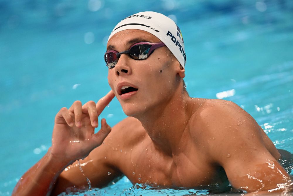 David Popovici, aur la 200 m liber. Ce scrie Swimming World Magazine despre cursa românului în vârstă de 17 ani _1
