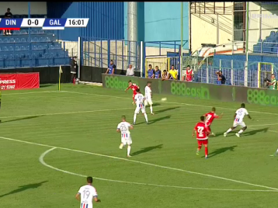 Șansă bună pentru Dinamo! Bordușanu trimite în stânga către Vali Lazăr, acesta avansează până... Șansă bună pentru Dinamo! Bordușanu trimite în stânga către Vali Lazăr, acesta avansează până..._529
