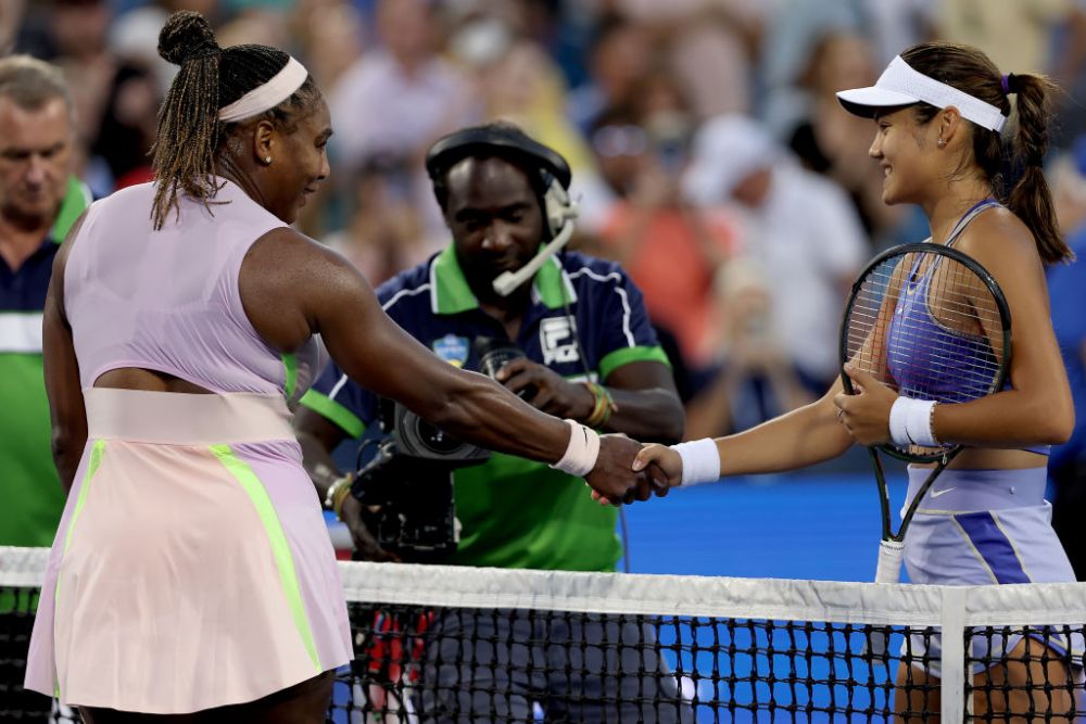 Emma Răducanu a umilit-o pe Serena Williams, 6-4, 6-0, în runda inaugurală la Cincinnati: reacția sportivei britanice_11