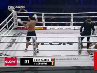 
	Benny Adegbuyi pierde în fața lui Ben Saddik | Românul este învins prin KO devastator, încă din prima rundă&nbsp;
