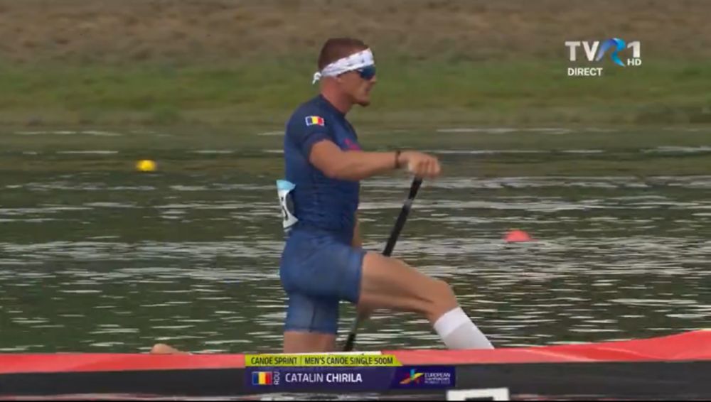 Nu cade de pe podium! Cătălin Chirilă, bronz la canoe simplu pe 500 de metri! Ce timp a scos campionul european la canoe simplu 1.000 metri _1