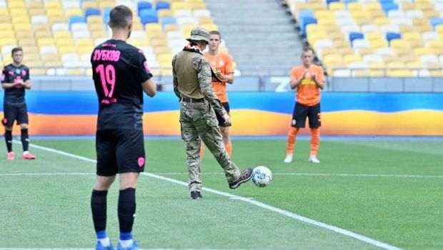 Campionatul de fotbal din Ucraina s-a reluat! Șahtior Donețk a jucat în primul meci, disputat în capitala Kiev