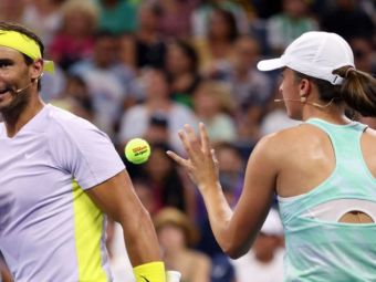 
	Nadal și Swiatek, duo-ul perfect pe terenul de tenis: campionii Roland Garros au făcut spectacol într-un demonstrativ la New York&nbsp;
