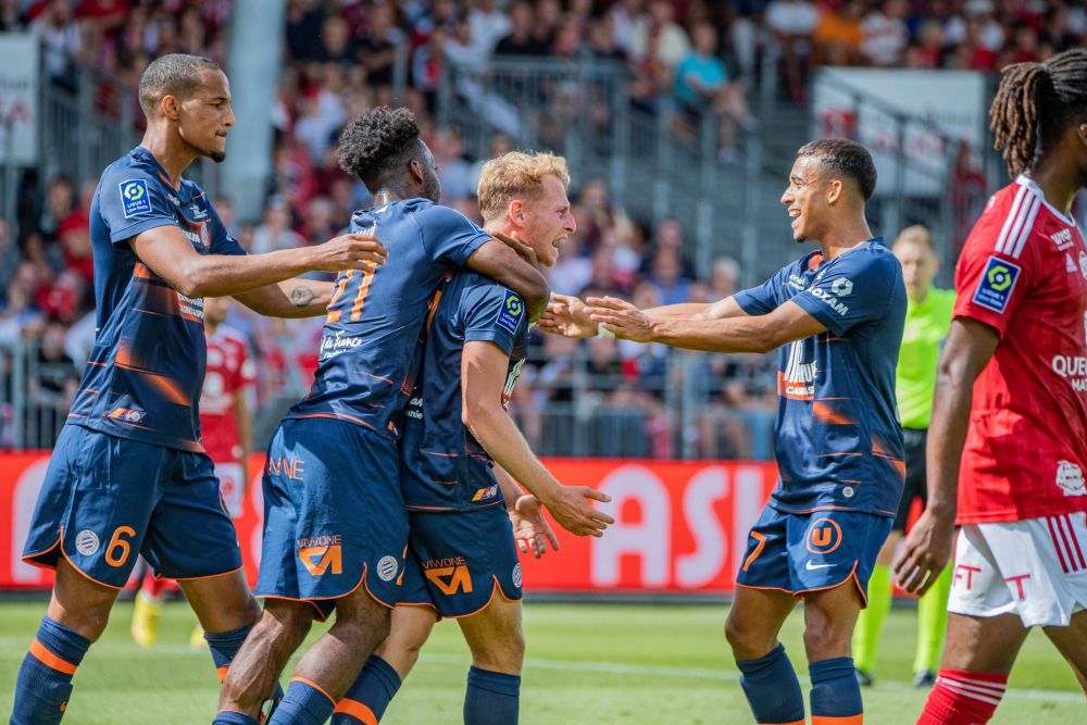 Goluri pe bandă rulantă în Ligue 1. Montpellier a fost pe val în etapa a patra și a "demolat-o" pe Brest cu 7-0_3